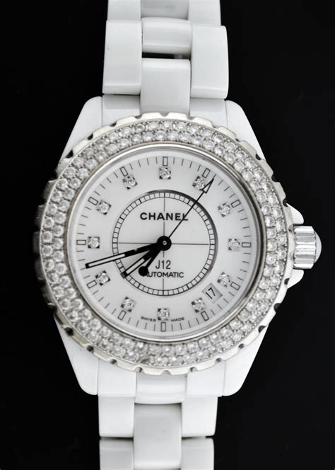 white chanel watch ebay|j12 chanel watch with diamonds.